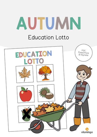 Otoño / Herbst: Lotería educativa (Inglés)
