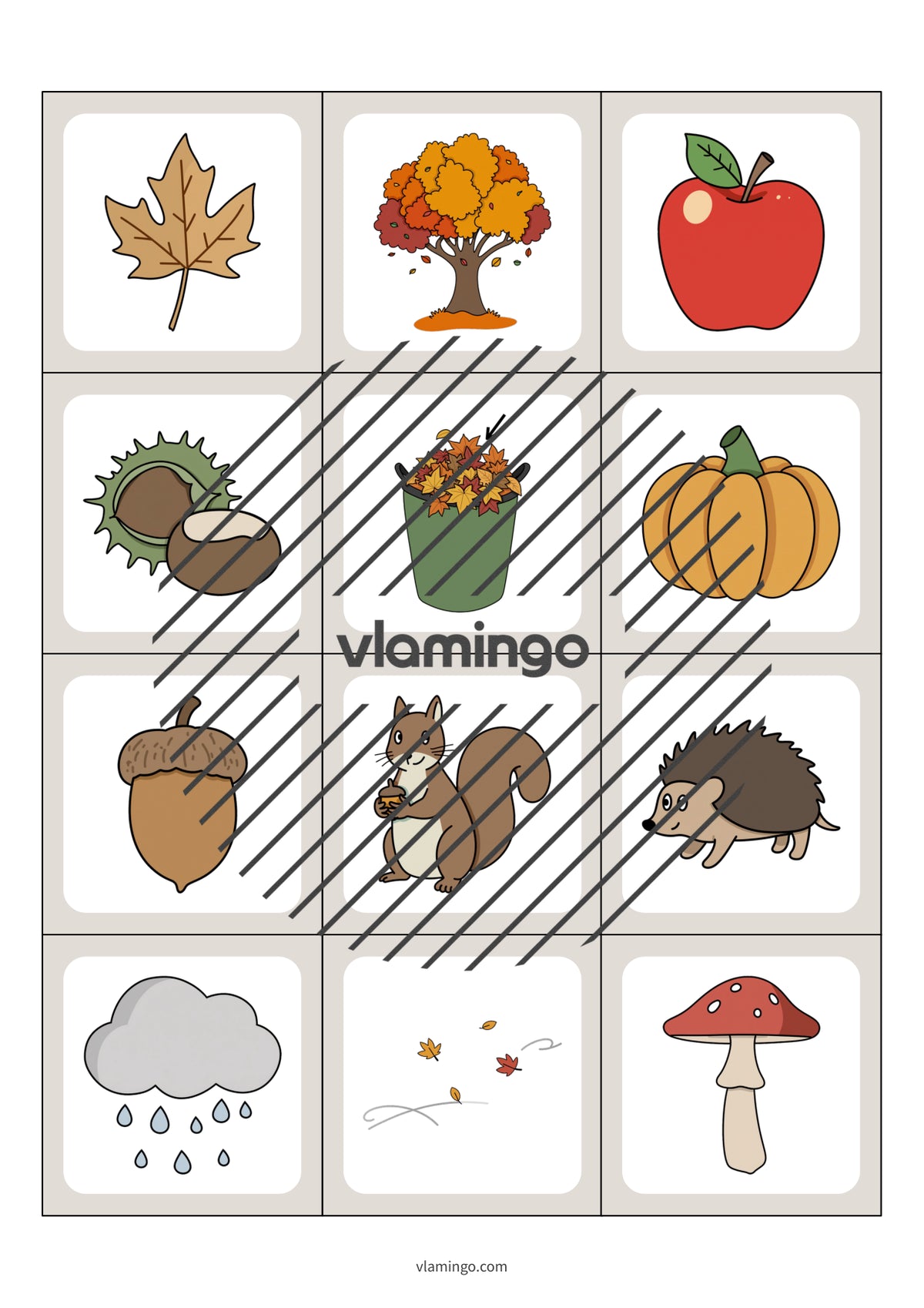 Autumn / Herbst: Floppi für den Englischunterricht – Vorschau 3