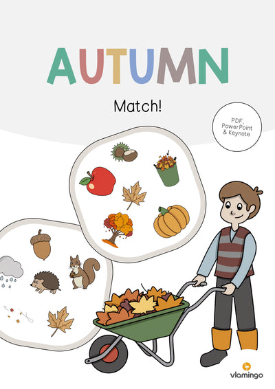Autumn / Otoño: ¡Coincide! (Inglés)