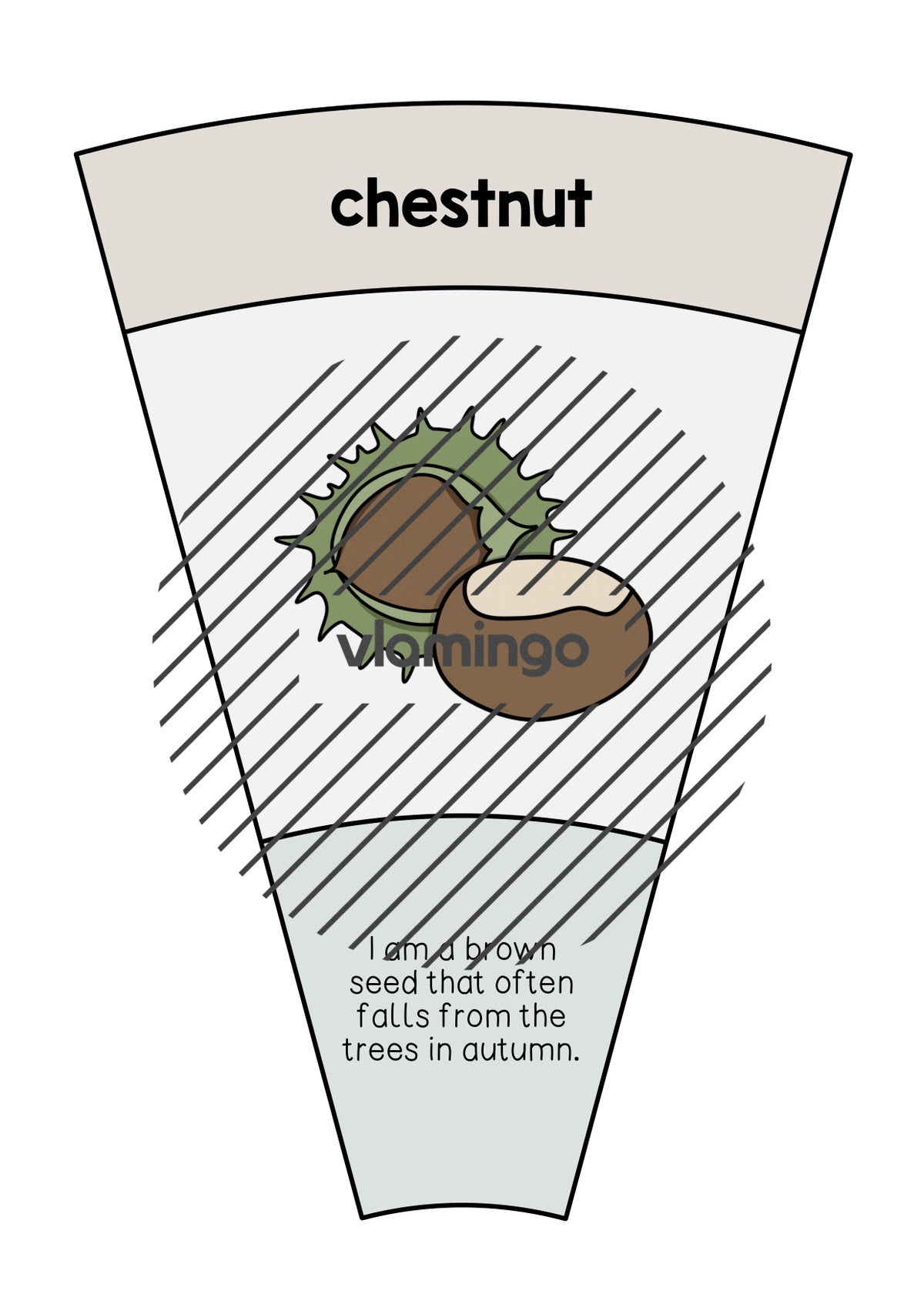 Autumn / Herbst: Matching Circle für den Englischunterricht – Vorschau 7