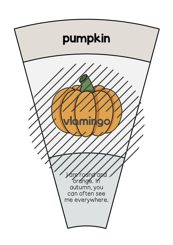 Autumn / Herbst: Matching Circle für den Englischunterricht – Vorschau 9