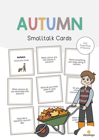 Otoño / Herbst: Tarjetas de Smalltalk (Inglés)