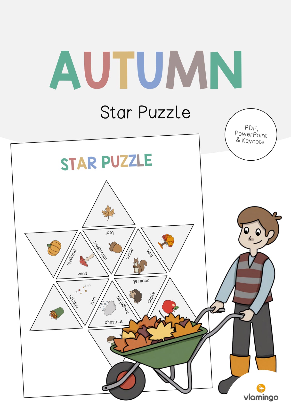 de englisch autumn star puzzle 001