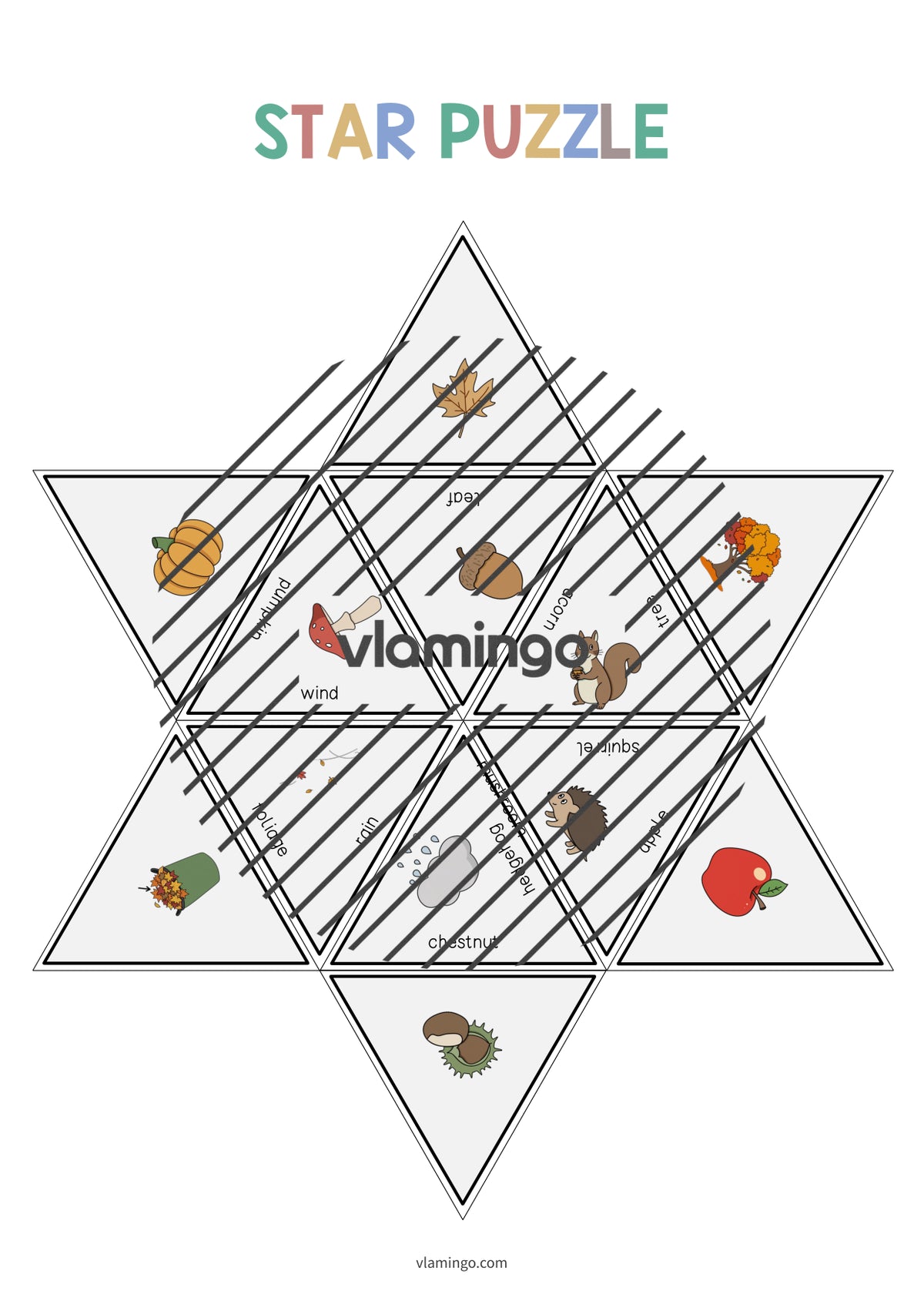 de englisch autumn star puzzle 010
