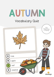 Autumn / Herbst: Vocabulary Quiz für den Englischunterricht