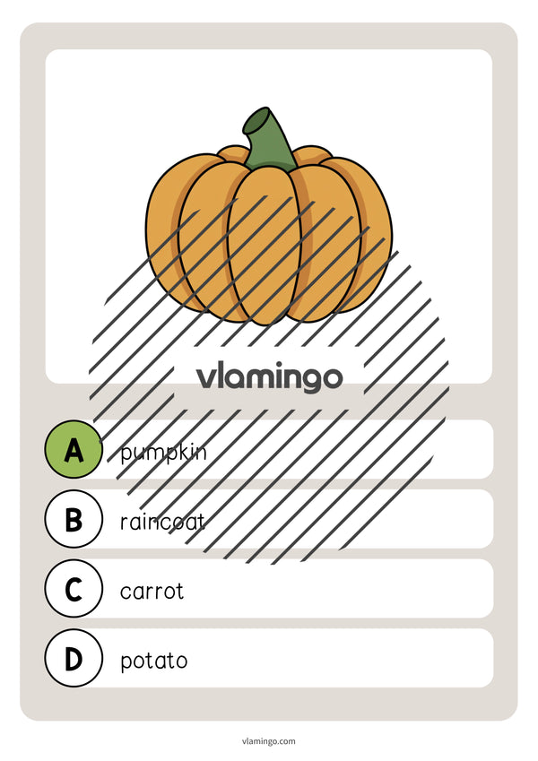 Autumn / Herbst: Vocabulary Quiz für den Englischunterricht – Vorschau 16