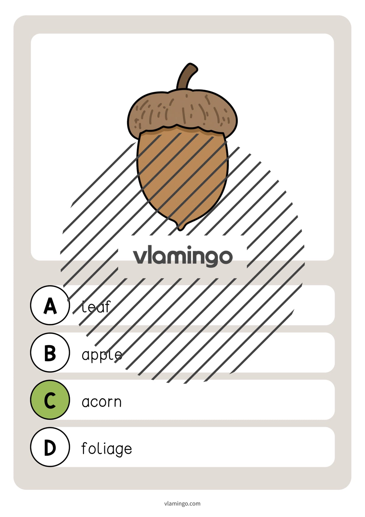Autumn / Herbst: Vocabulary Quiz für den Englischunterricht – Vorschau 18