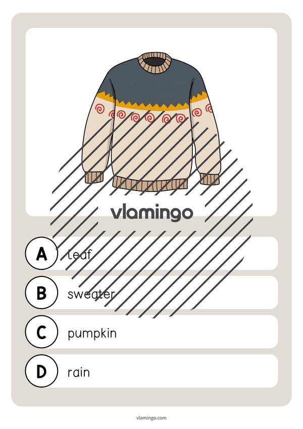 Autumn / Herbst: Vocabulary Quiz für den Englischunterricht – Vorschau 33