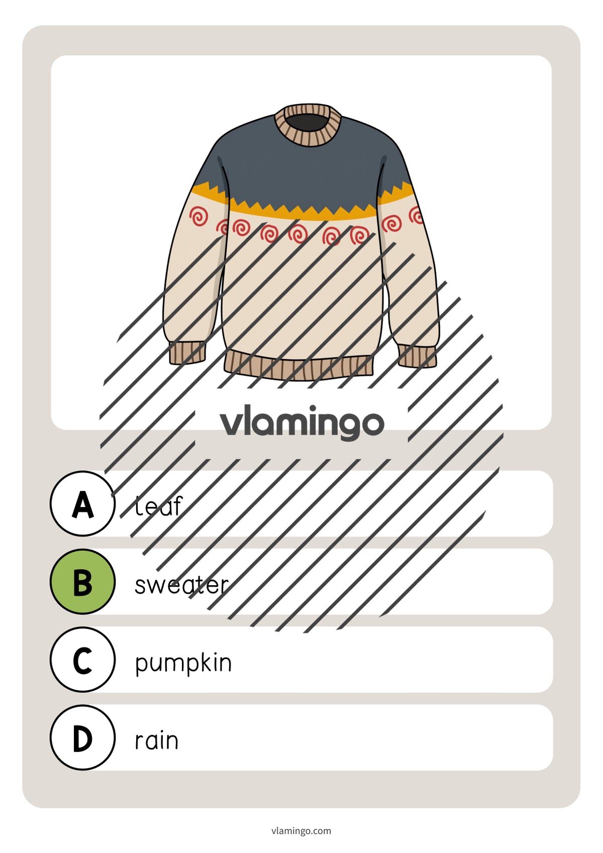 Autumn / Herbst: Vocabulary Quiz für den Englischunterricht – Vorschau 34