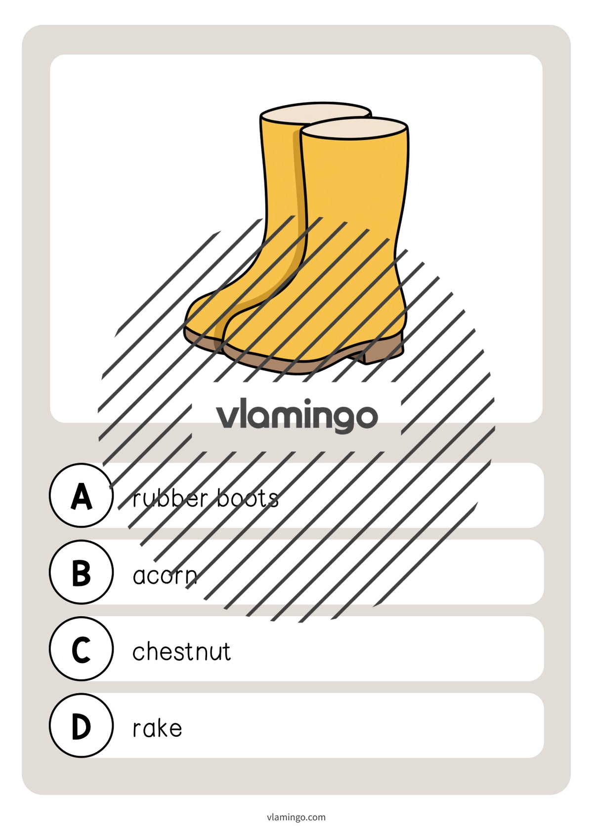 Autumn / Herbst: Vocabulary Quiz für den Englischunterricht – Vorschau 37