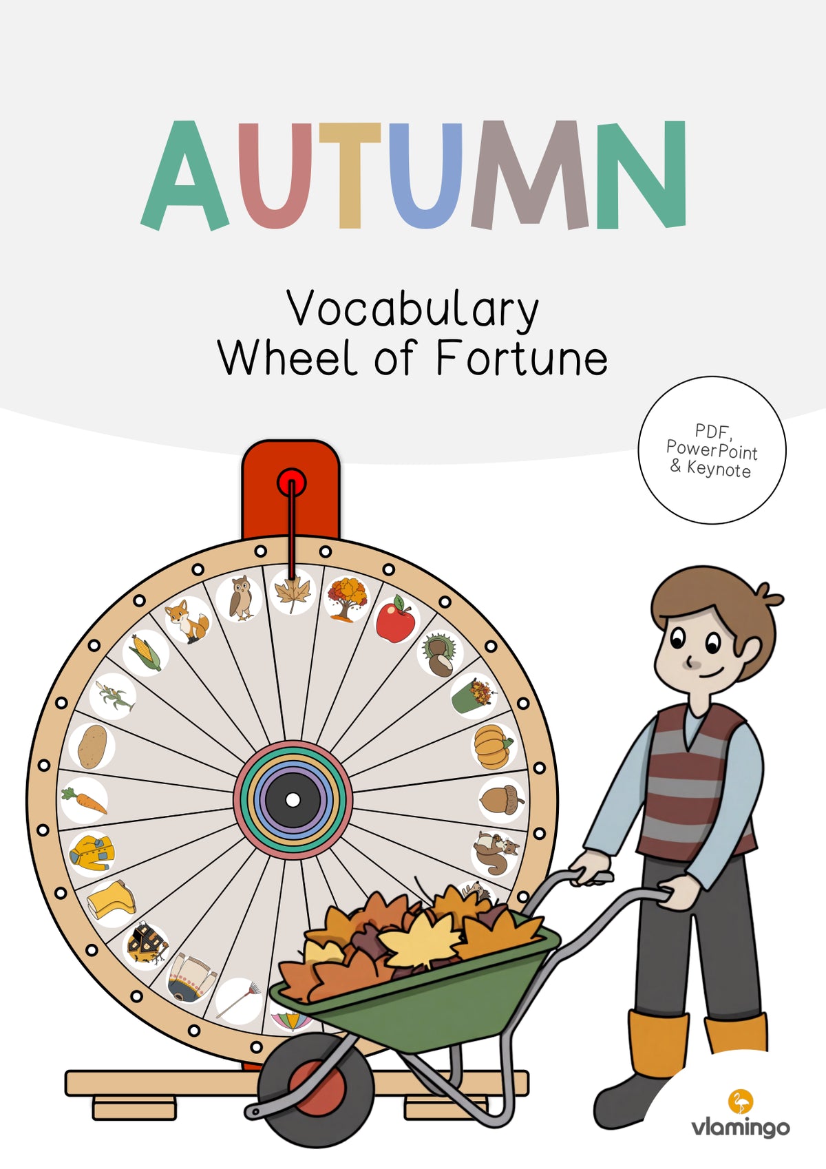 de englisch autumn vocabulary wheel of fortune 001