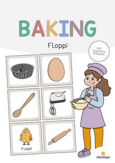 Baking / Backen: Floppi (Englisch)