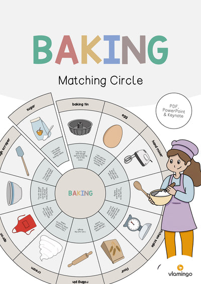 Baking / Backen: Matching Circle (Englisch)