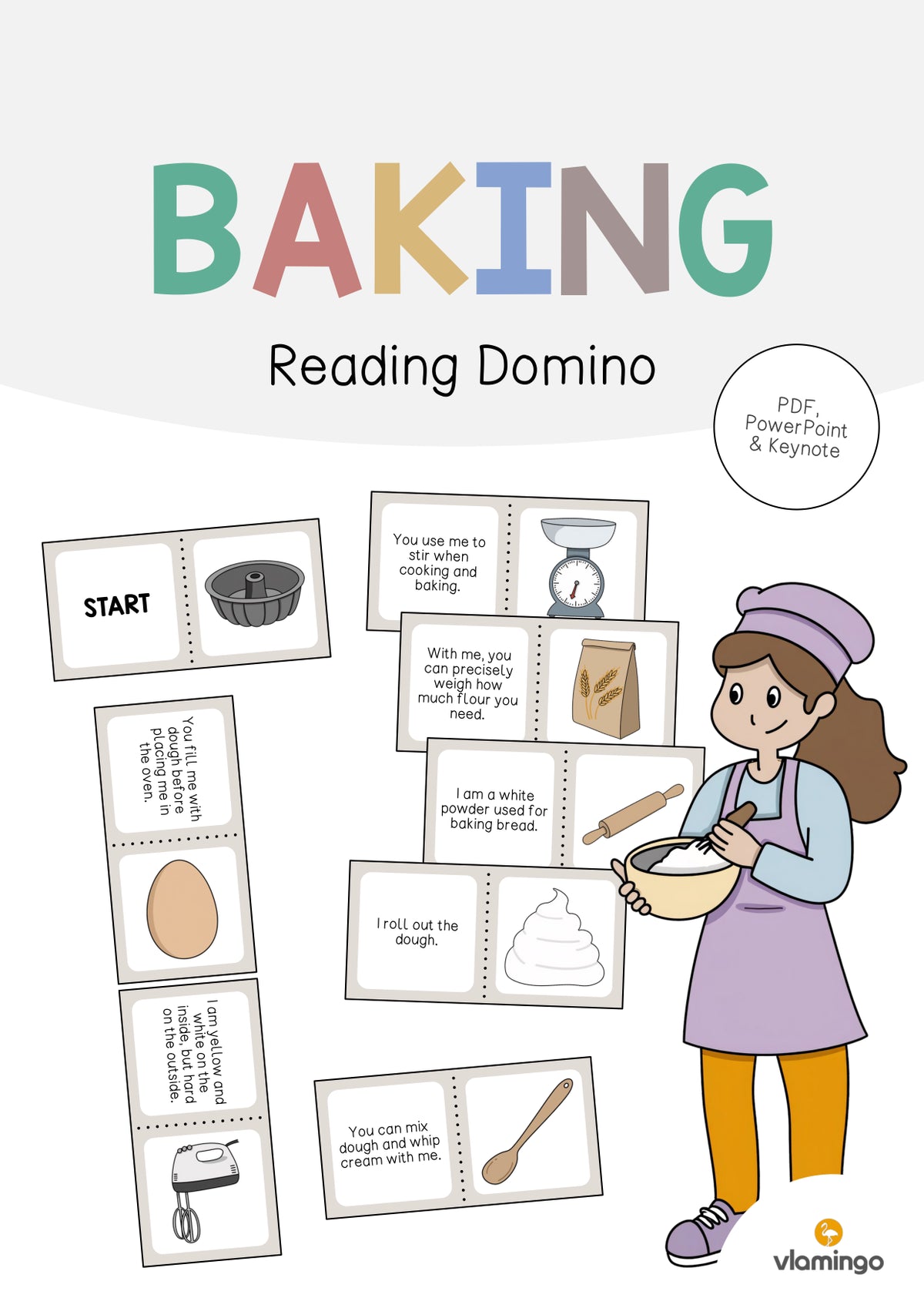 de englisch baking reading domino 001