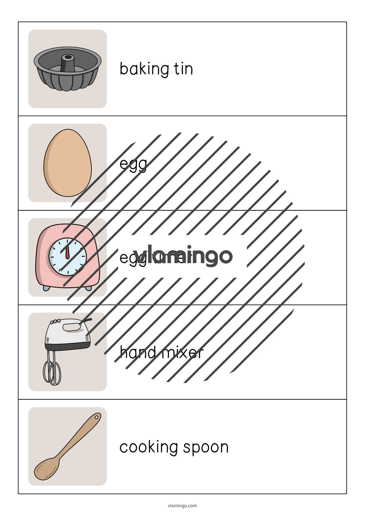 de englisch baking running dictation 003