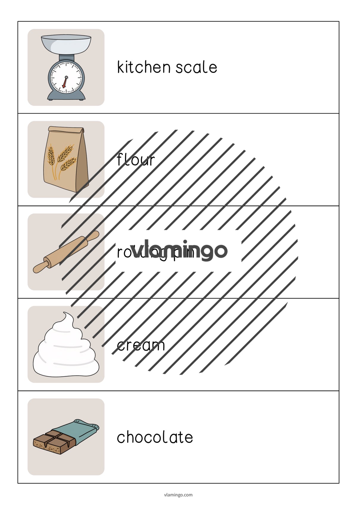 de englisch baking running dictation 004