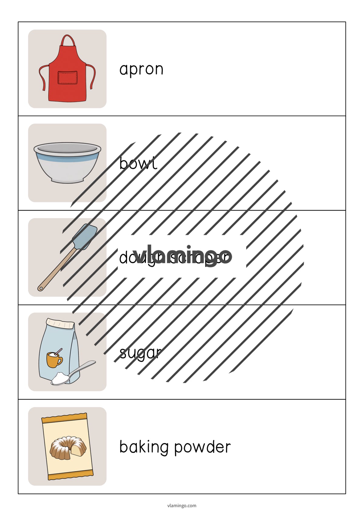 de englisch baking running dictation 005