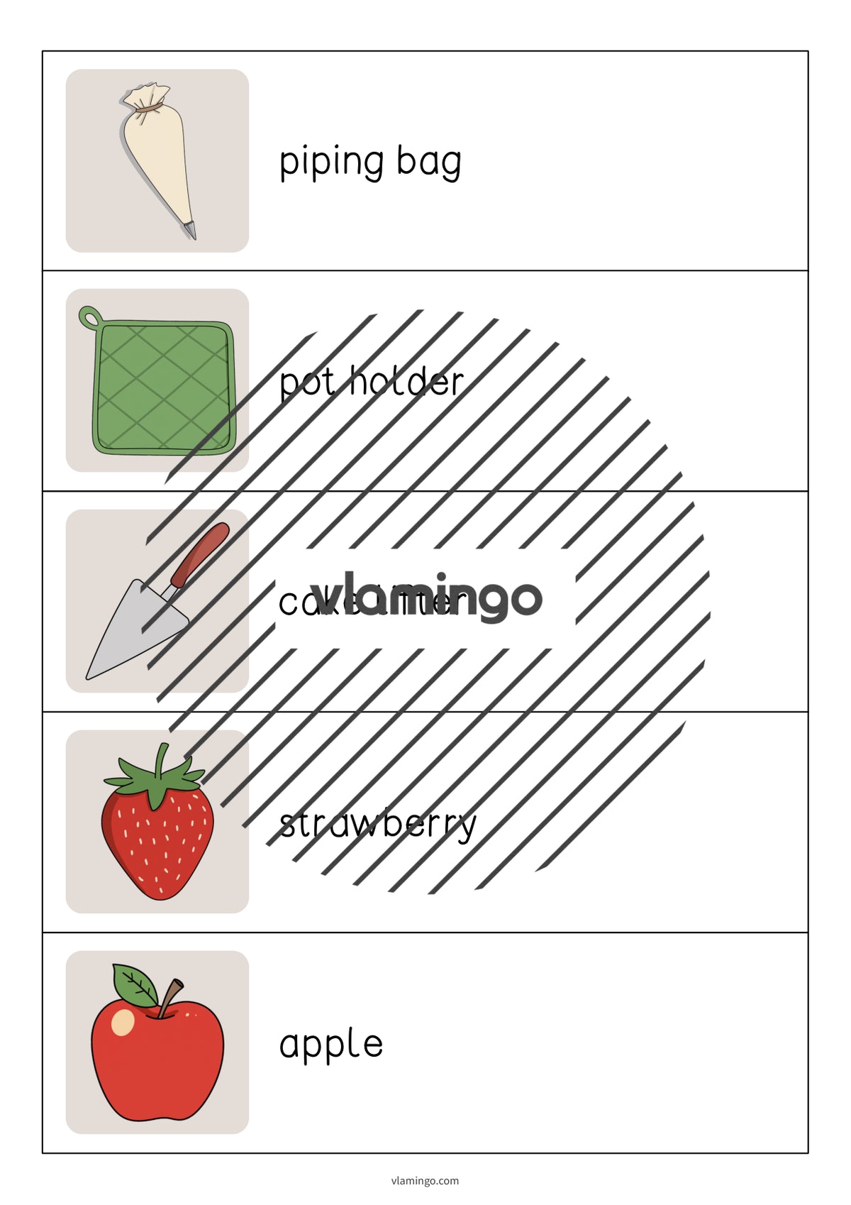 de englisch baking running dictation 008