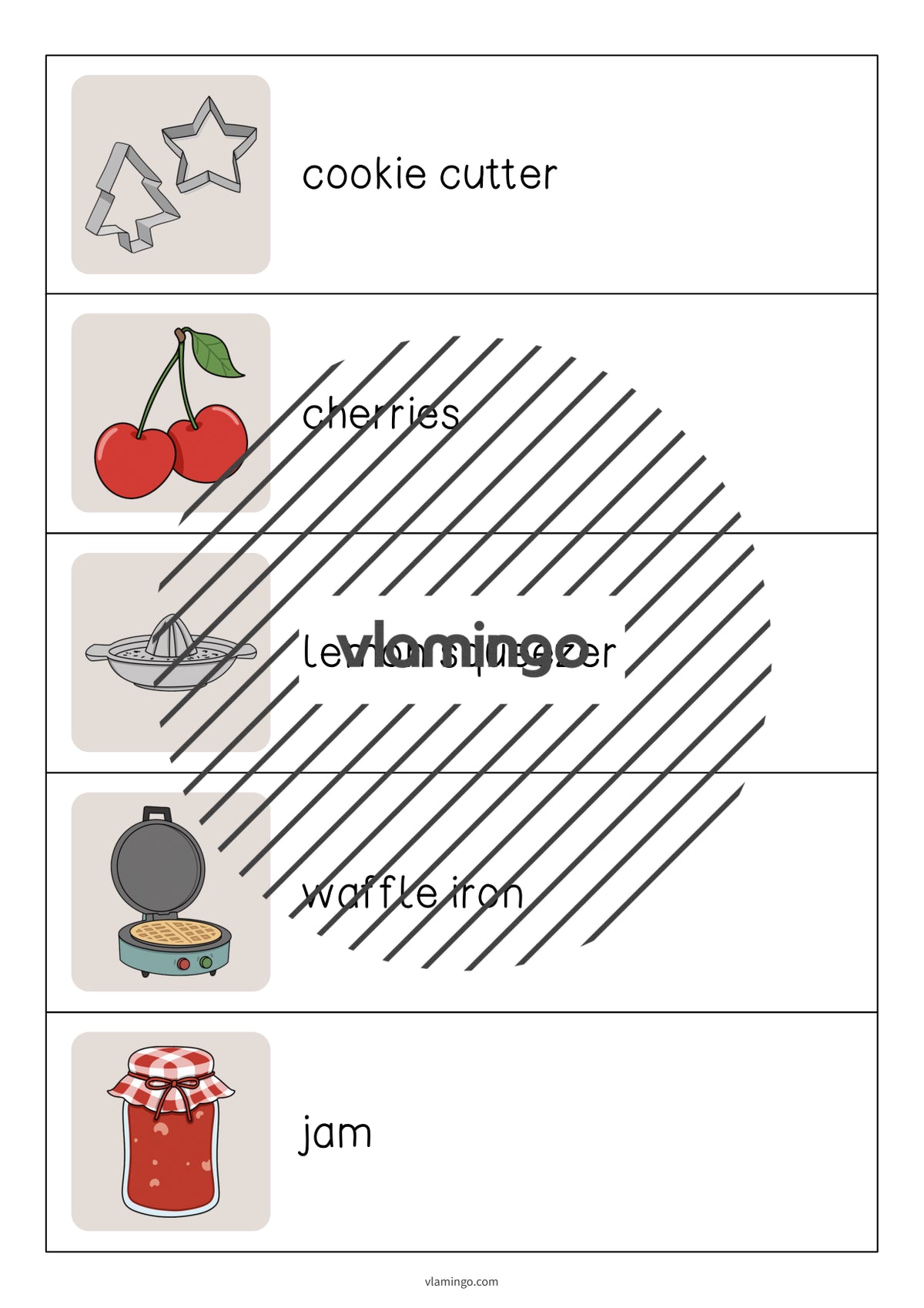 de englisch baking running dictation 009