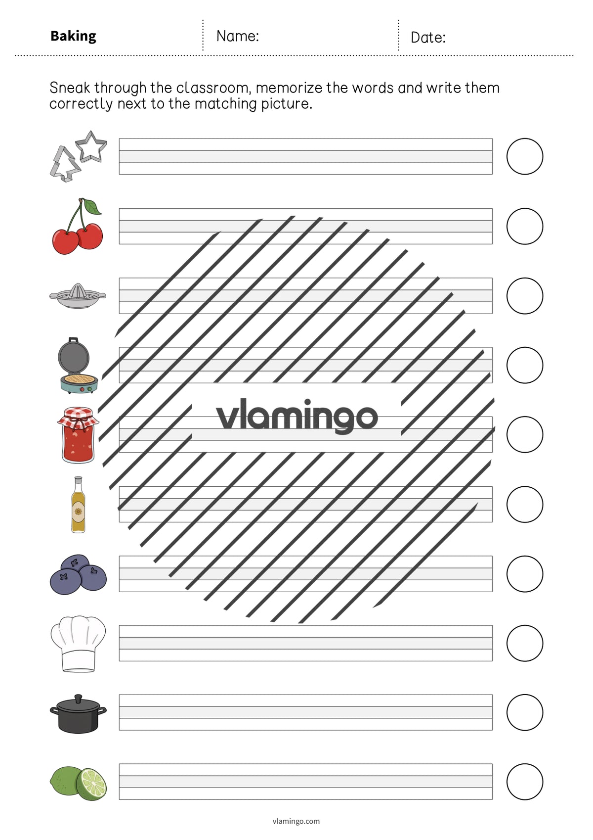 de englisch baking running dictation 014