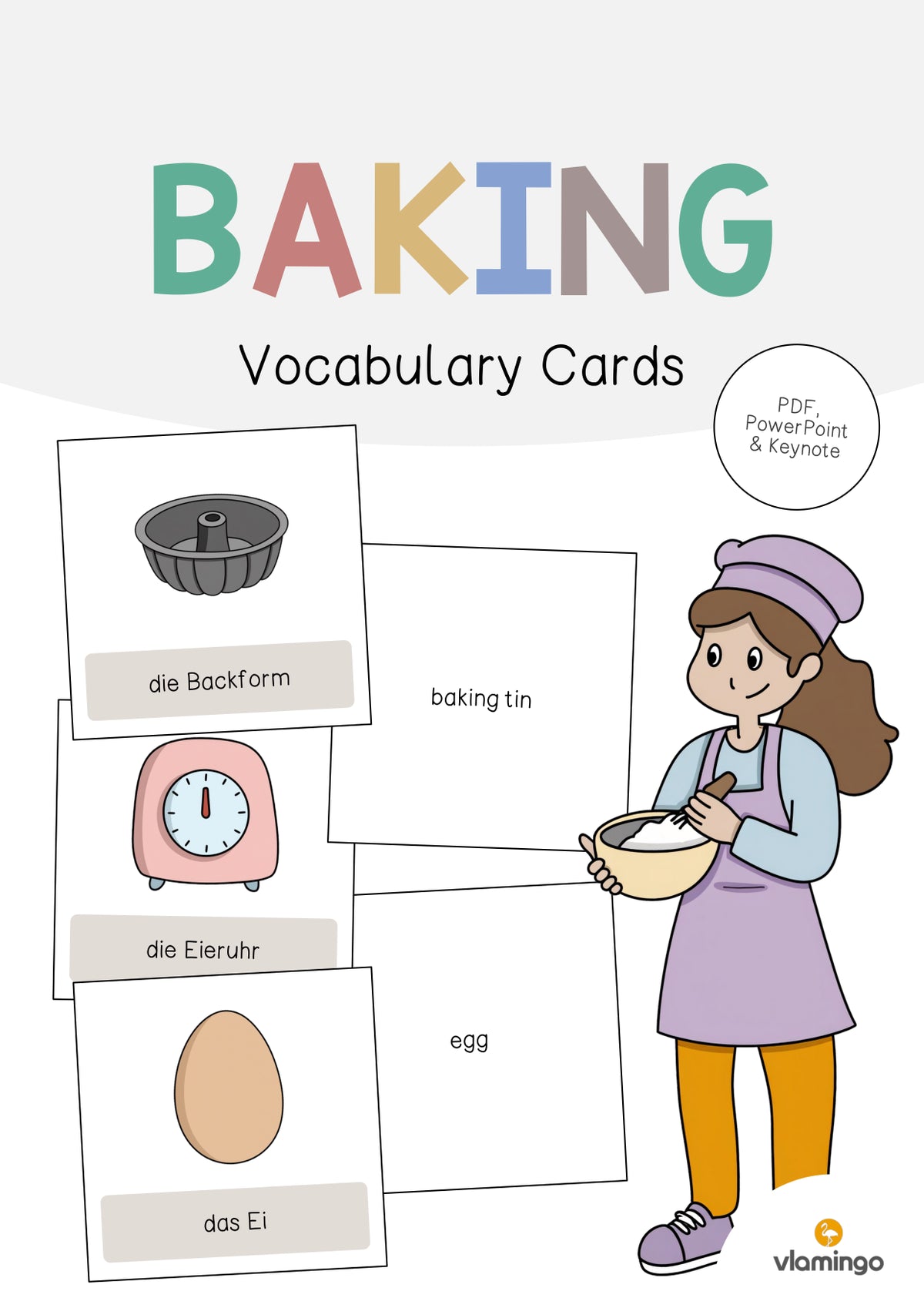 de englisch baking vocabulary cards 001