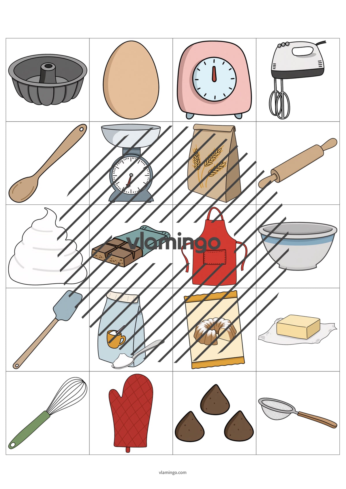 de englisch baking vocabulary wheel of fortune 015