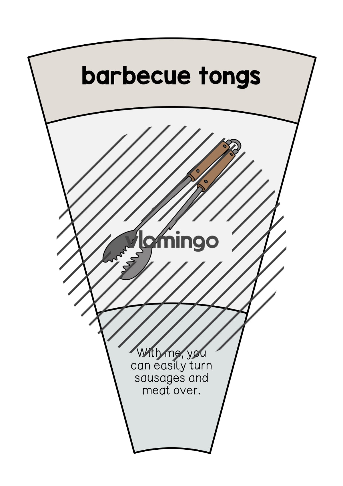 de englisch barbecue picnic matching circle 008