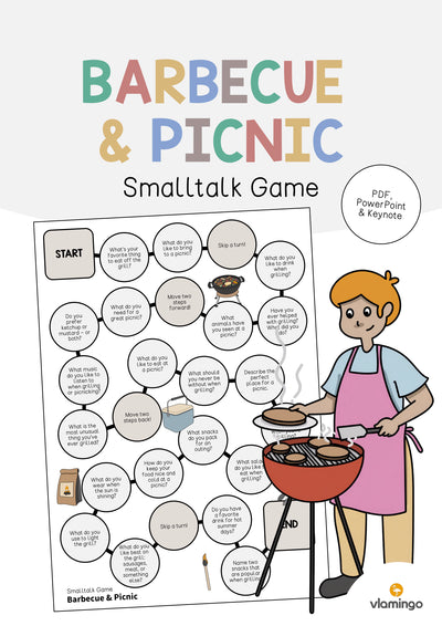 Barbecue & Picnic / Grillen & Picknick: Smalltalk Game (Englisch)