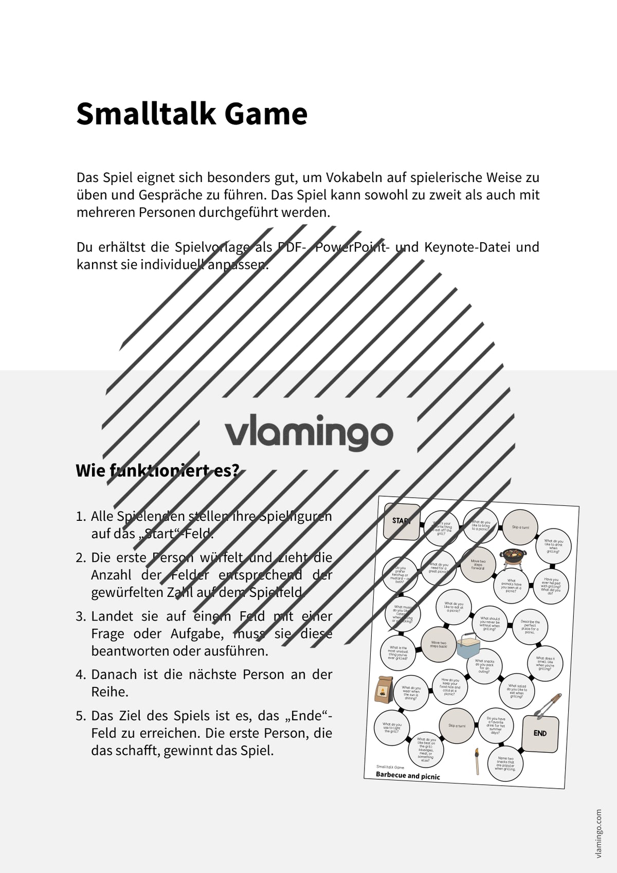 de englisch barbecue picnic smalltalk game 002