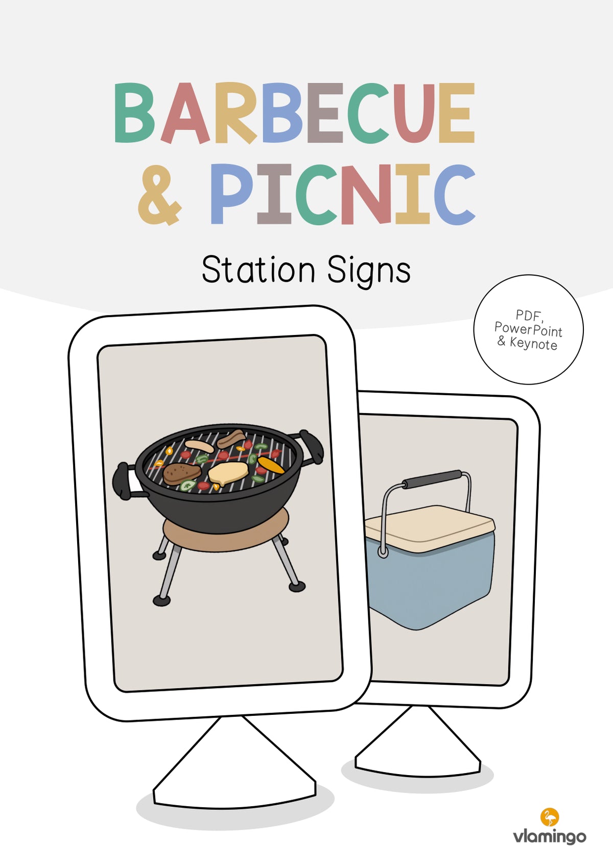 de englisch barbecue picnic station signs 001