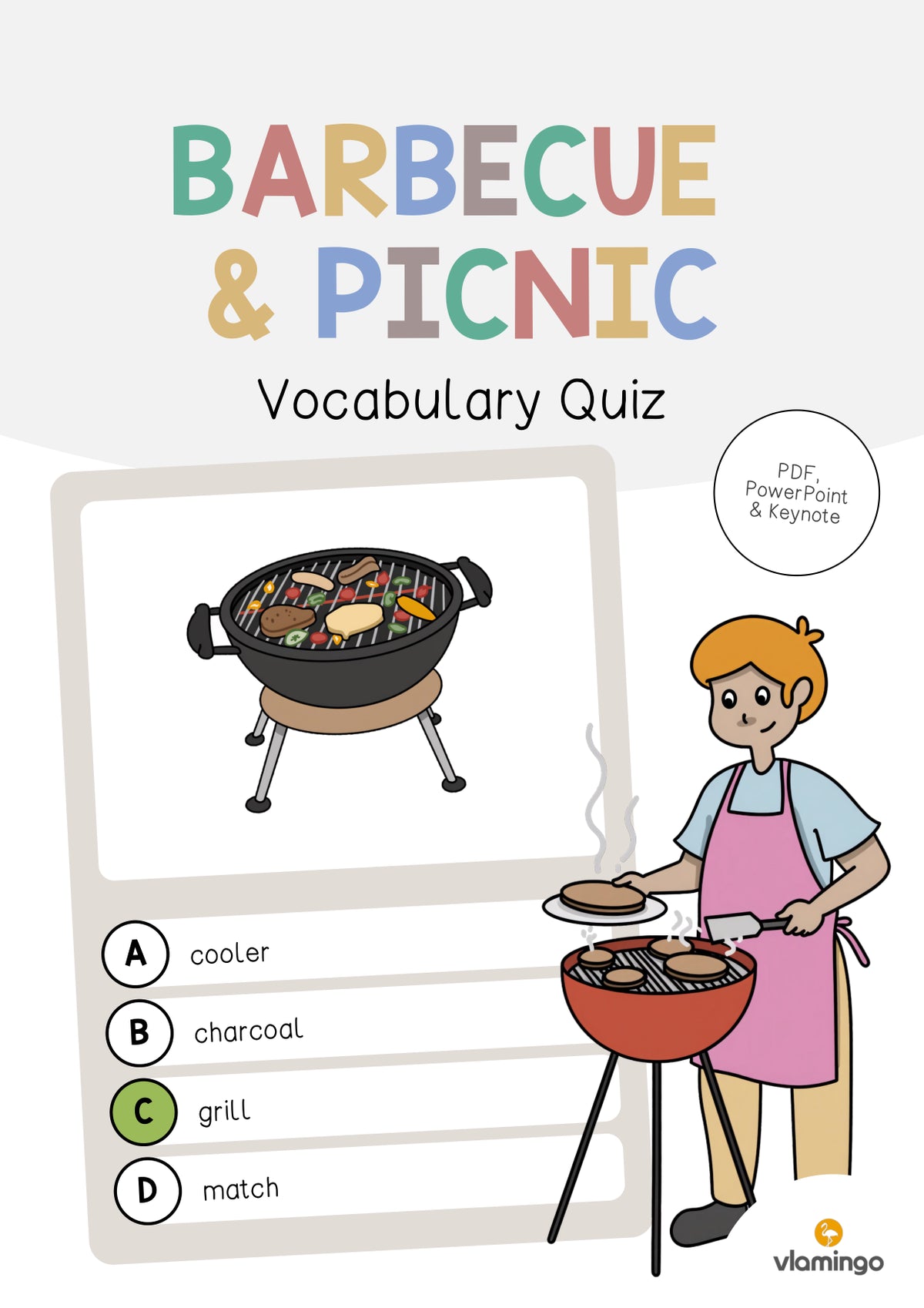 de englisch barbecue picnic vocabulary quiz 001