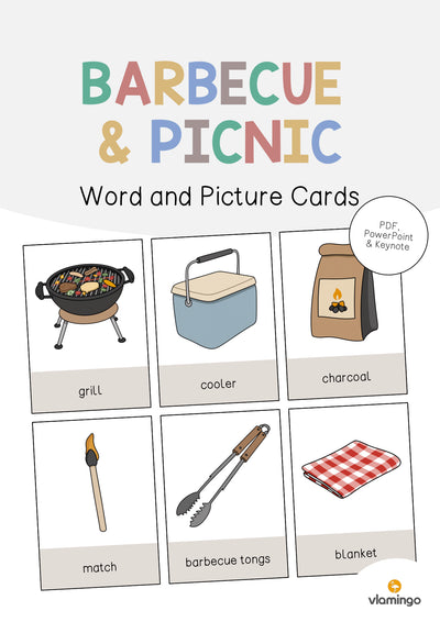 Barbecue & Picnic / Grillen & Picknick: Word and Picture Cards (Englisch)