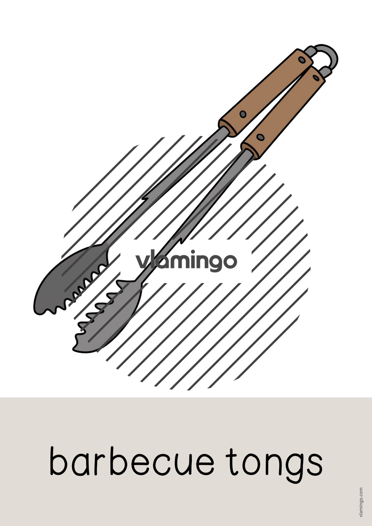 de englisch barbecue picnic word and picture cards 007