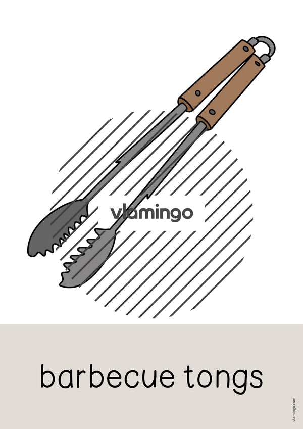 de englisch barbecue picnic word and picture cards 007