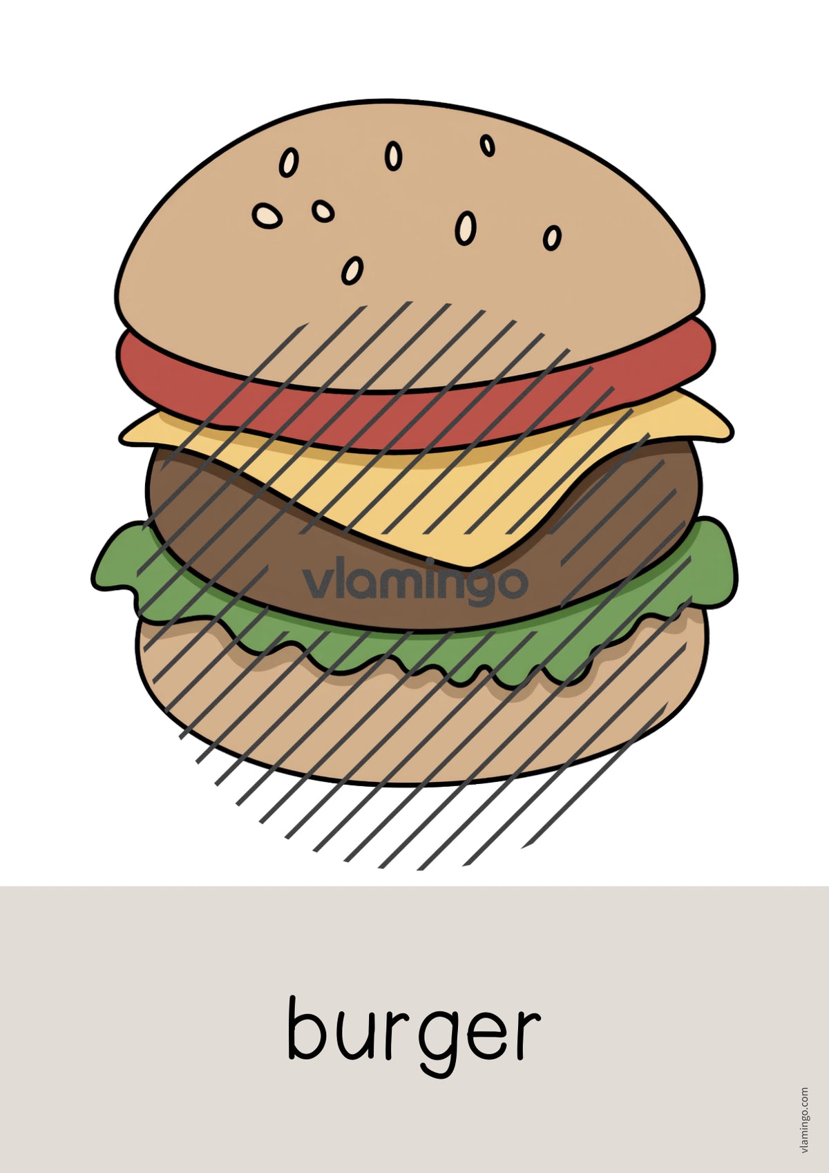 de englisch barbecue picnic word and picture cards 010