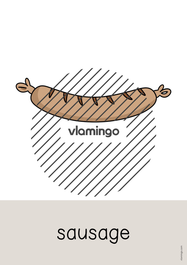 de englisch barbecue picnic word and picture cards 012