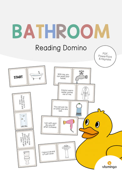 Bathroom / Badezimmer: Reading Domino (Englisch)