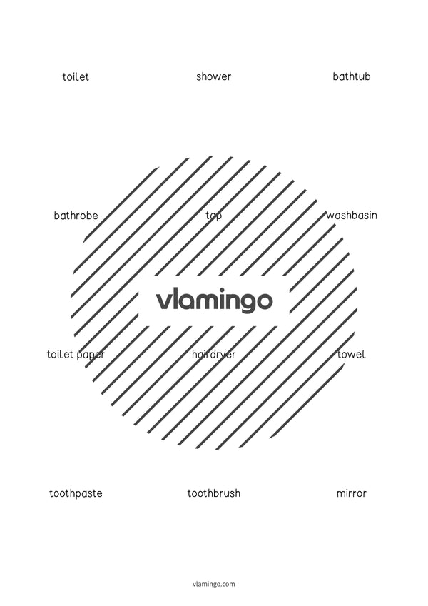 de englisch bathroom vocabulary cards 004