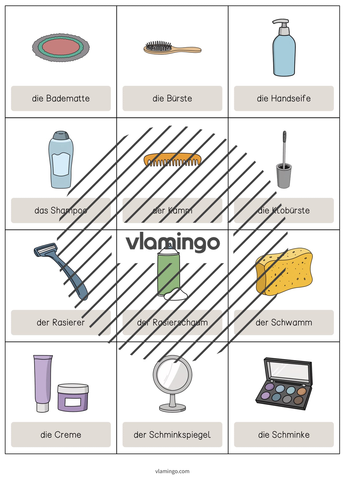 de englisch bathroom vocabulary cards 005