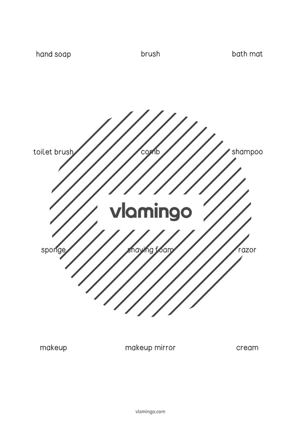 de englisch bathroom vocabulary cards 006