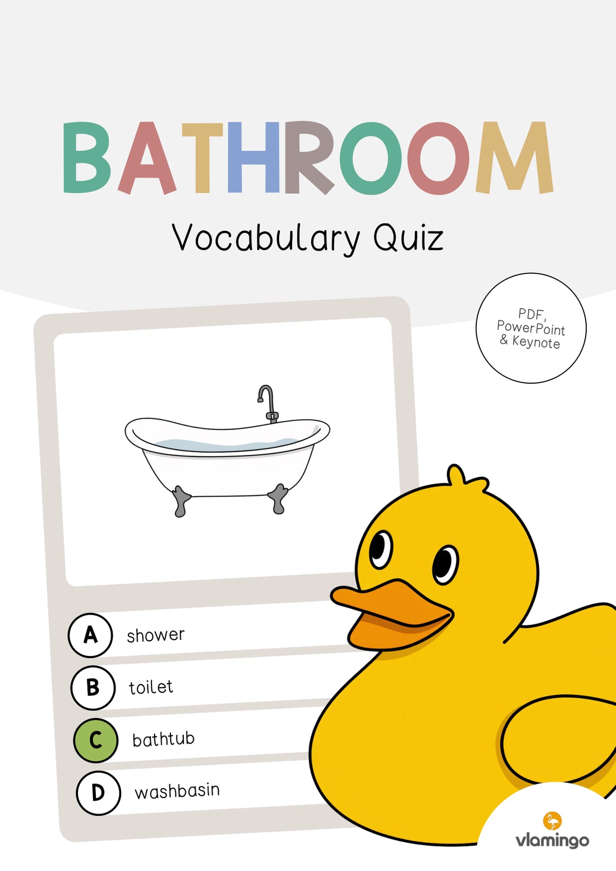 de englisch bathroom vocabulary quiz 001