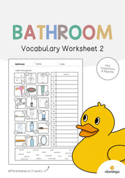 de englisch bathroom vocabulary worksheet 2 001