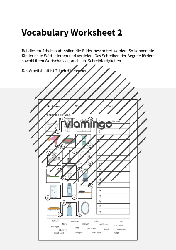de englisch bathroom vocabulary worksheet 2 002