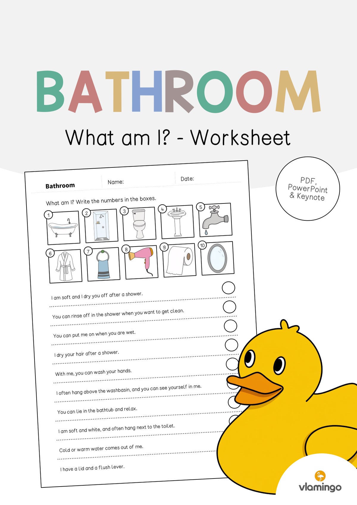 de englisch bathroom what am i worksheet 001