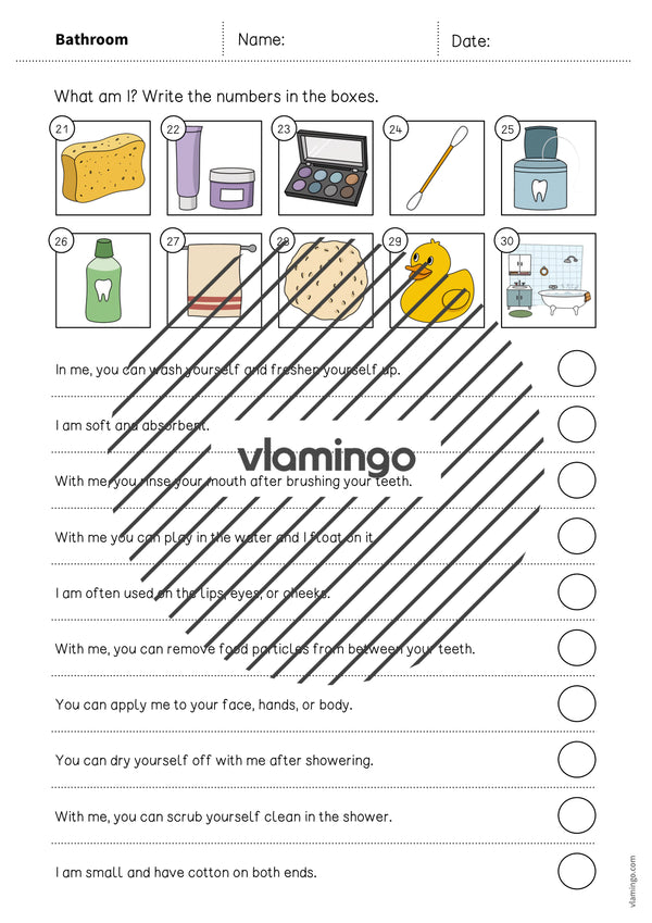 de englisch bathroom what am i worksheet 005