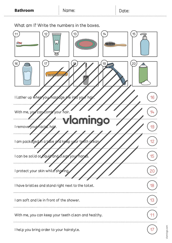 de englisch bathroom what am i worksheet 008
