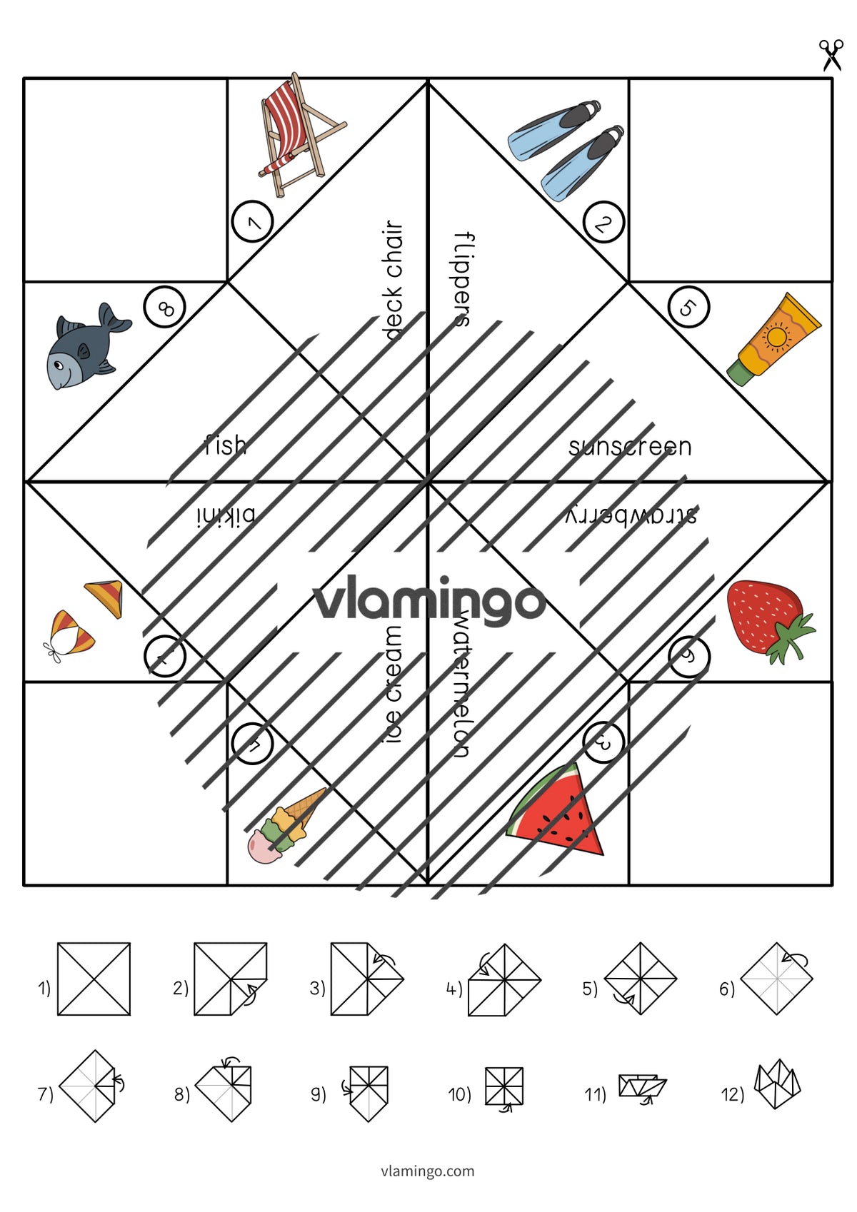 de englisch beach cootie catcher 007