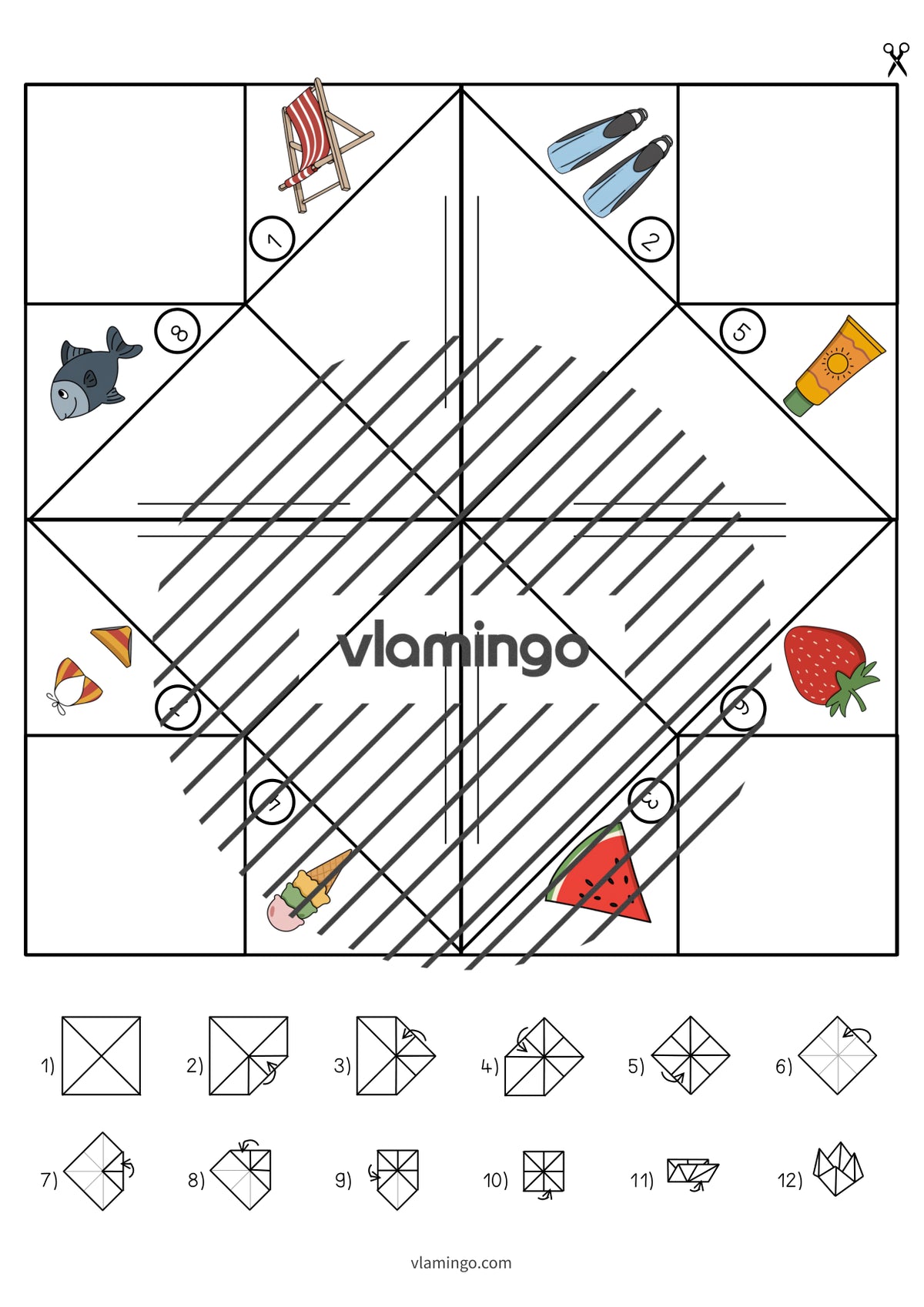 de englisch beach cootie catcher 011