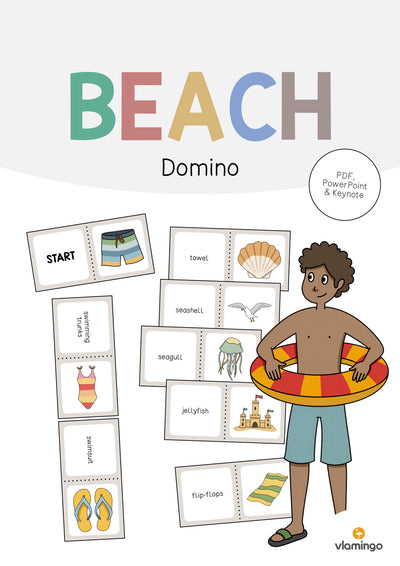 Beach / Strand: Domino (Englisch)