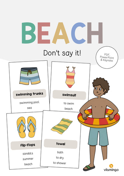 Beach / Strand: Don’t say it! (Englisch)